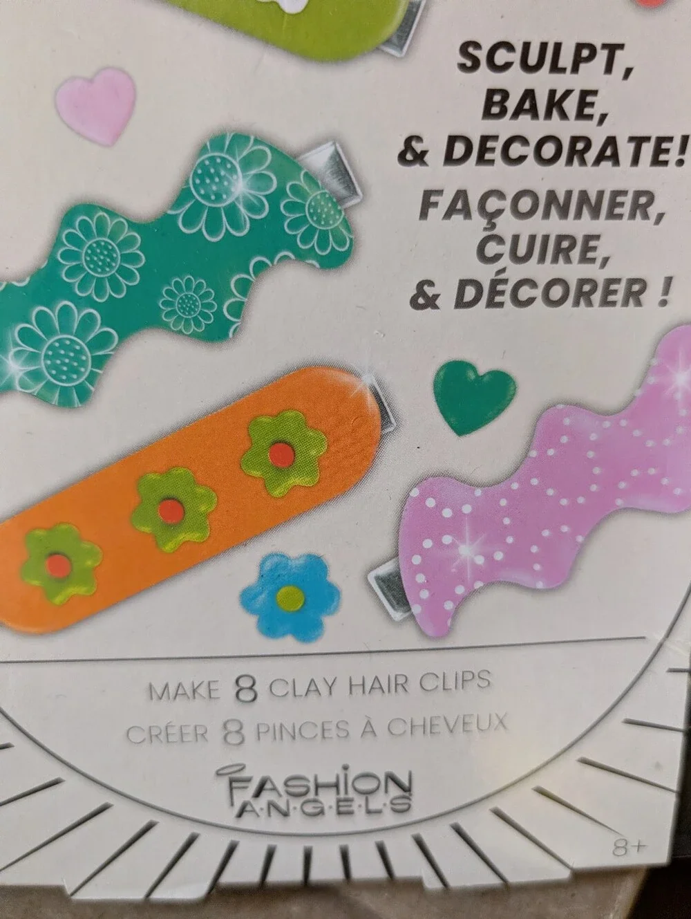 Kids Clay Hair Clip Kit – Multicolor